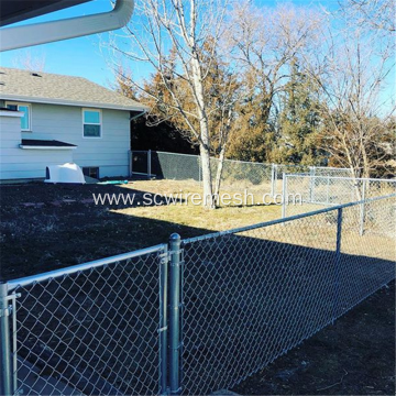 PVC/Galvanized Chain Link Mesh As Building Fence